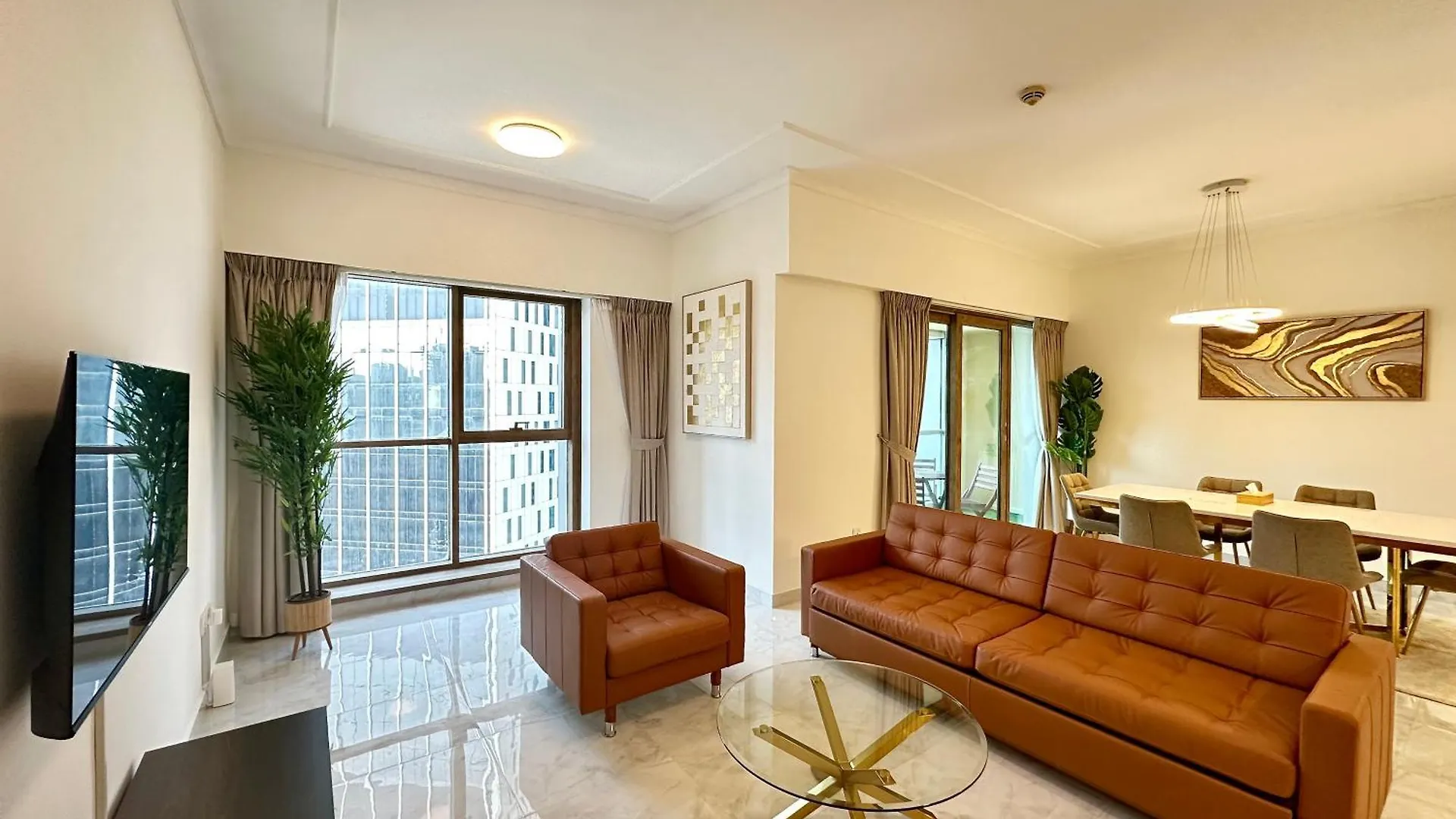 Lux Bnb I Executive Tower I Ocean View Dubai